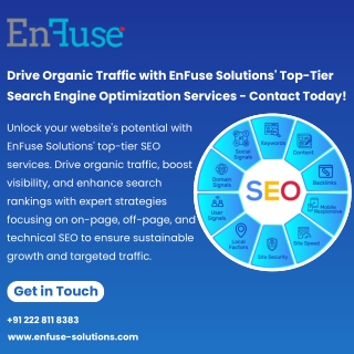 Drive Organic Traffic with EnFuse Solutions' Top-Tier Search Engine Optimization Services - Contact Today!