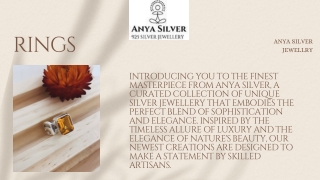 Shop Stylish Silver Rings - Perfect for Every Occasion | Anya Silver