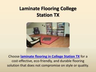 Laminate Flooring College Station TX