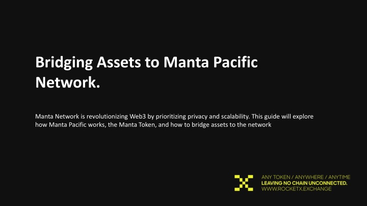 bridging assets to manta pacific network manta