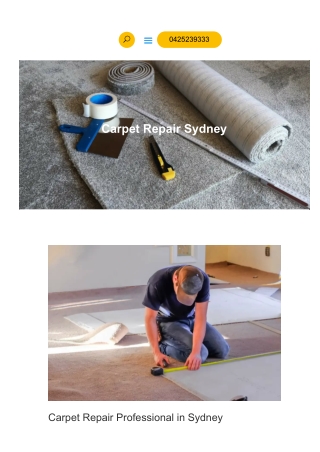 Sydney Carpet Repairs