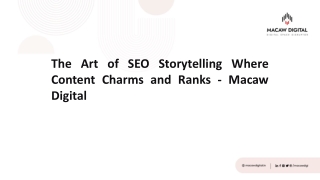 The Art of SEO Storytelling Where Content Charms and Ranks - Macaw Digital