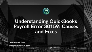 Understanding QuickBooks Payroll Error 30159 Causes and Fixes