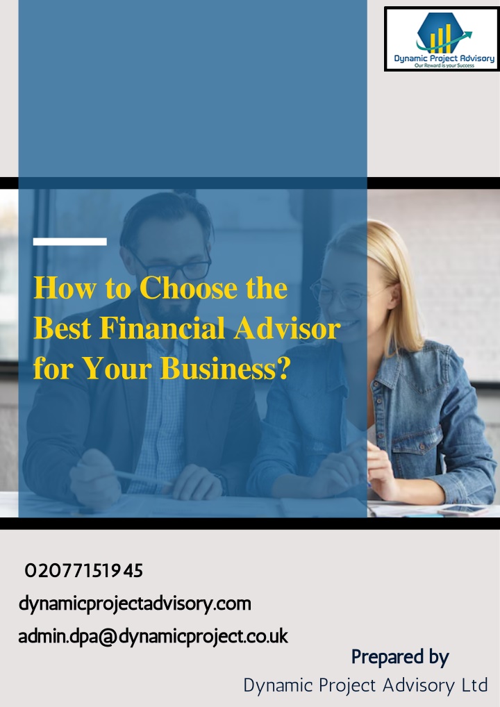 how to choose the best financial advisor for your