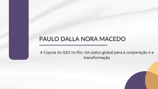 Inovação e Estratégia por Paulo Dalla Nora Macedo