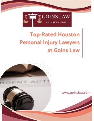 Top-Rated Houston Personal Injury Lawyers at Goins Law