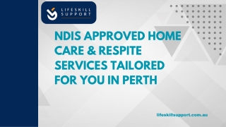 NDIS Approved Home Care & Respite Services Tailored for You in Perth