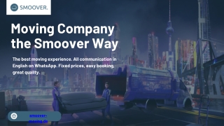 moving company the smoover way