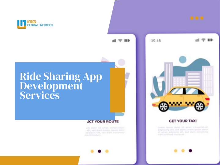 ride sharing app development services