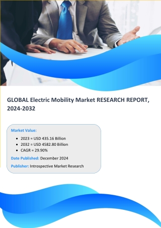 Electric Mobility Market