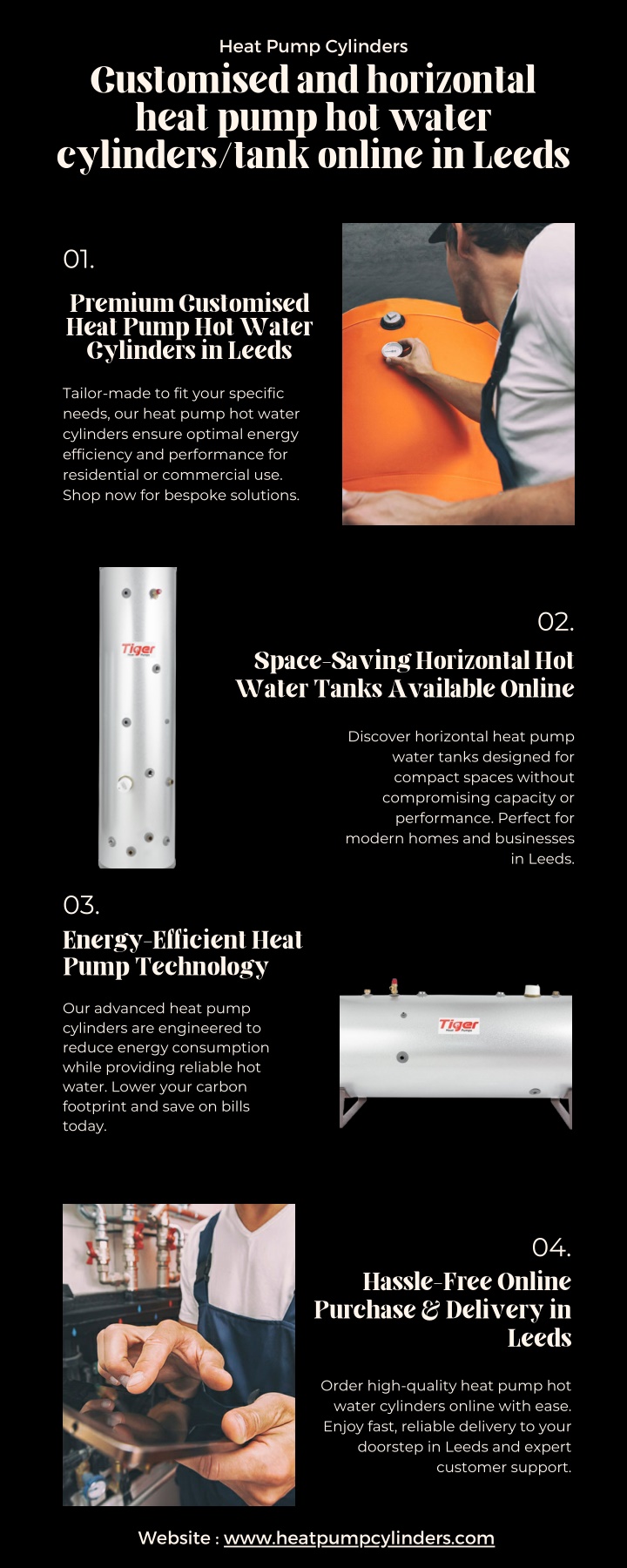 heat pump cylinders