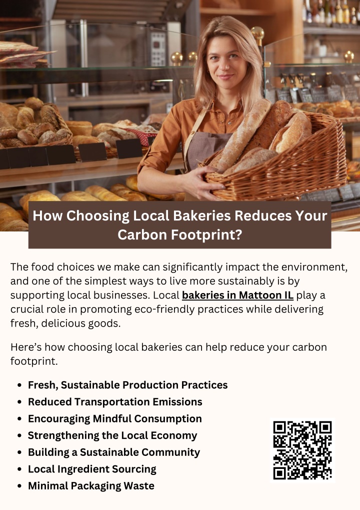 how choosing local bakeries reduces your carbon