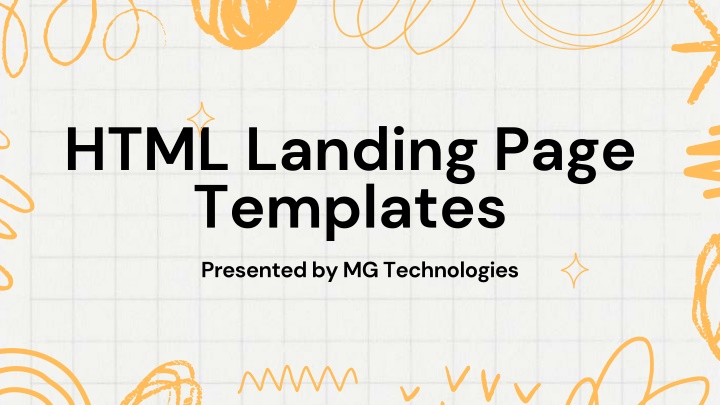 html landing page templates