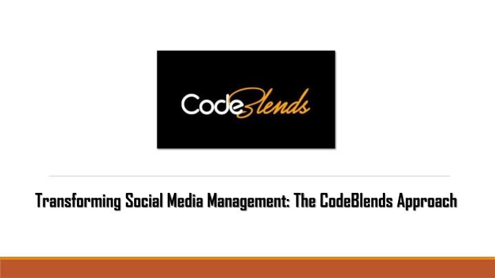 transforming social media management