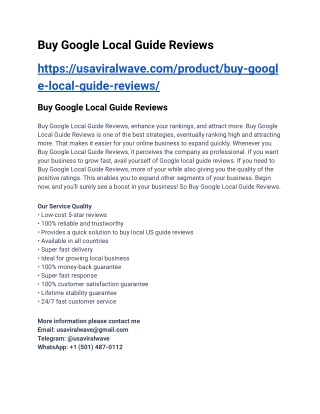 77.7 Buy Google Local Guide Reviews 2025
