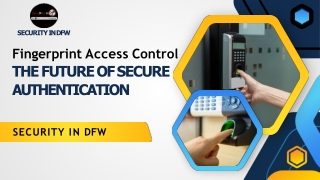 fingerprint access control the future of secure authentication