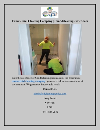 Commercial Cleaning Company  Canddcleaningservice.com