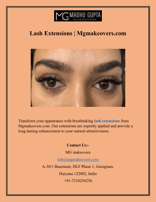 Lash Extensions  Mgmakeovers.com