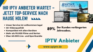 IPTV Kanäle & Bester IPTV Anbieter – Qualität, Vielfalt, und Zuverlässigkeit