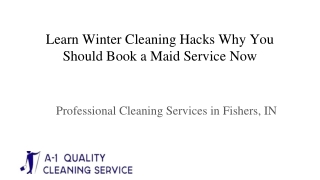 learn winter cleaning hacks why you should book a maid service now