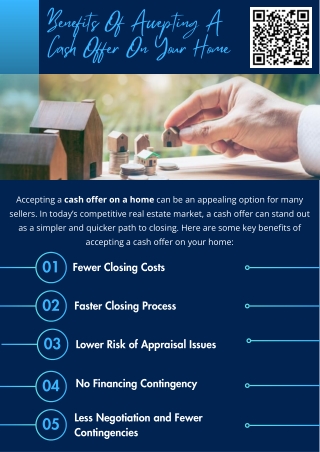 Benefits Of Accepting A Cash Offer On Your Home