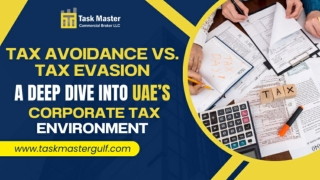 Tax Avoidance vs. Tax Evasion A Deep Dive into UAE’s Corporate Tax Environment