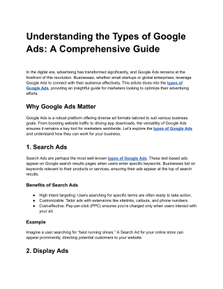 Understanding the Types of Google Ads_ A Comprehensive Guide