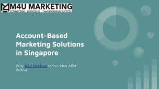 Unlock Your Business Potential with Account-Based Marketing Solutions in Singapore