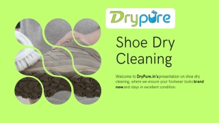 shoe dry cleaning
