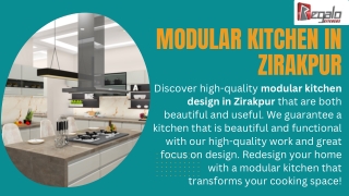 modular kitchen in
