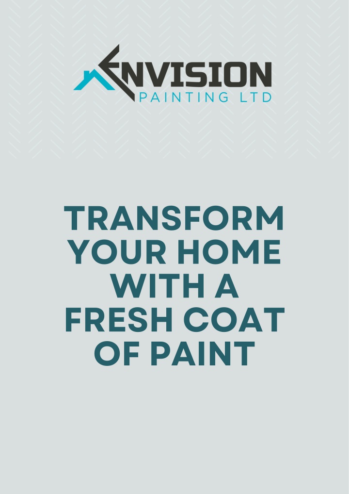 transform your home with a fresh coat of paint