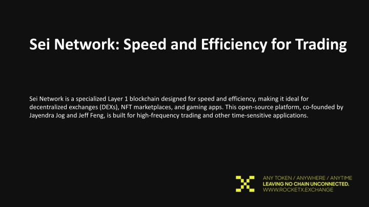 sei network speed and efficiency for trading