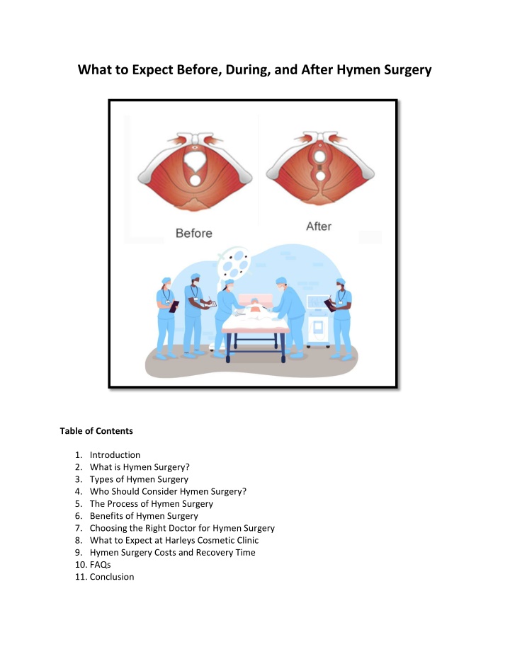 what to expect before during and after hymen