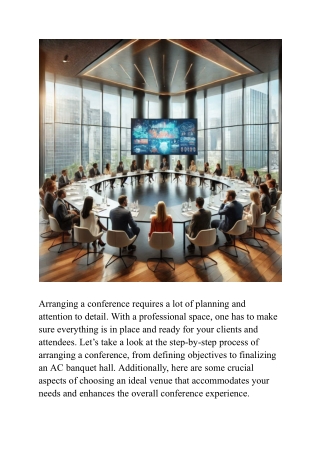 Mastering Conference Planning: A Step-by-Step Guide