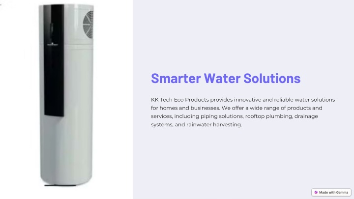 smarter water solutions