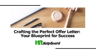 crafting the perfect offer letter your blueprint