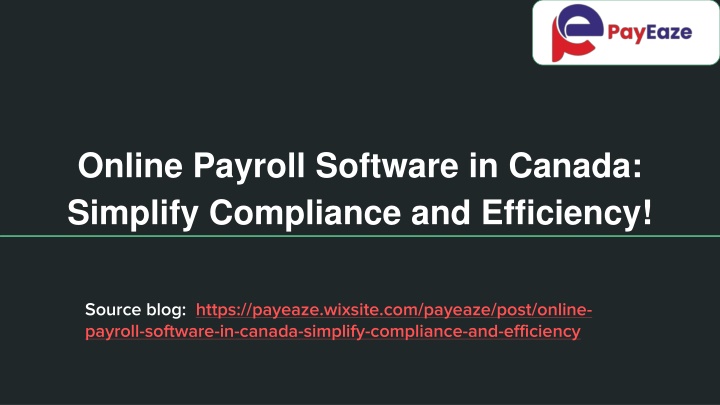 online payroll software in canada simplify compliance and efficiency