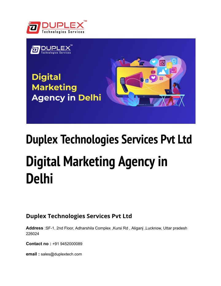 duplex technologies services pvt ltd digital