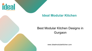 Best Modular Kitchen Designs in Gurgaon