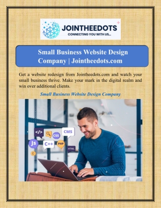 get a website redesign from jointheedots
