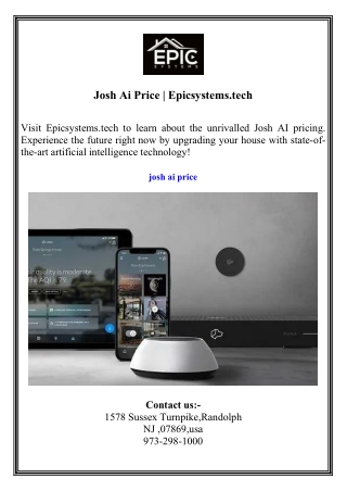 josh ai price epicsystems tech