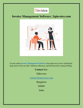 invoice management software iqinvoice com