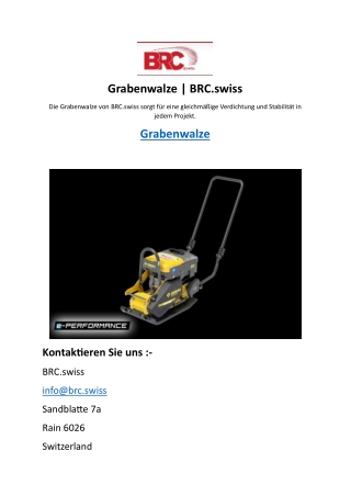 grabenwalze brc swiss