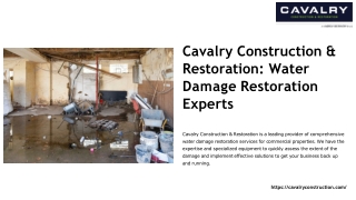 Comprehensive Water Damage Restoration Services in Texas