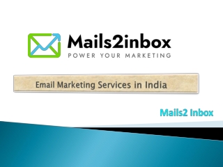 Email Marketing Services in India