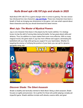 nulls brawl apk v58 197juju and shade in 2025