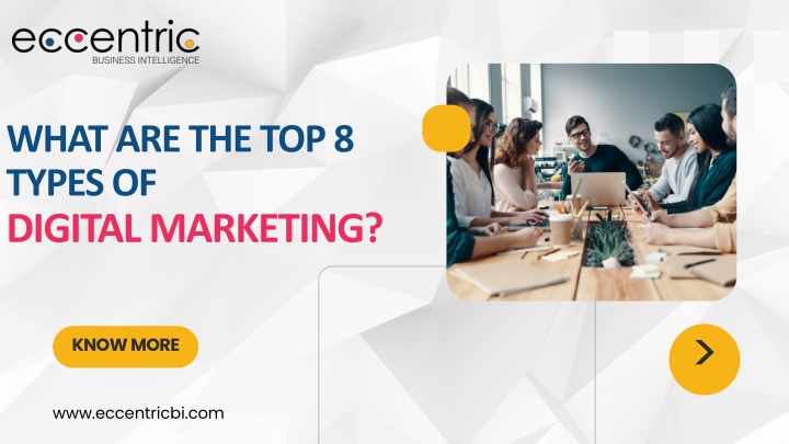 what are the top 8 types of digital marketing