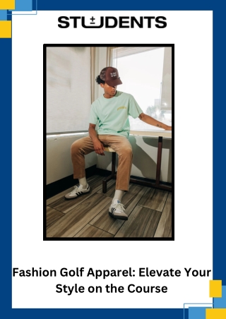 Fashion Golf Apparel Elevate Your Style on the Course