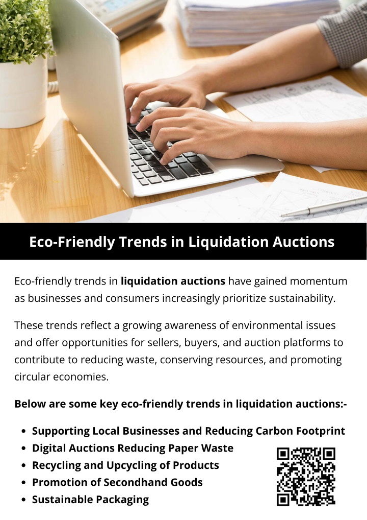 eco friendly trends in liquidation auctions