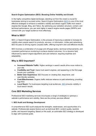search engine optimization seo boosting online